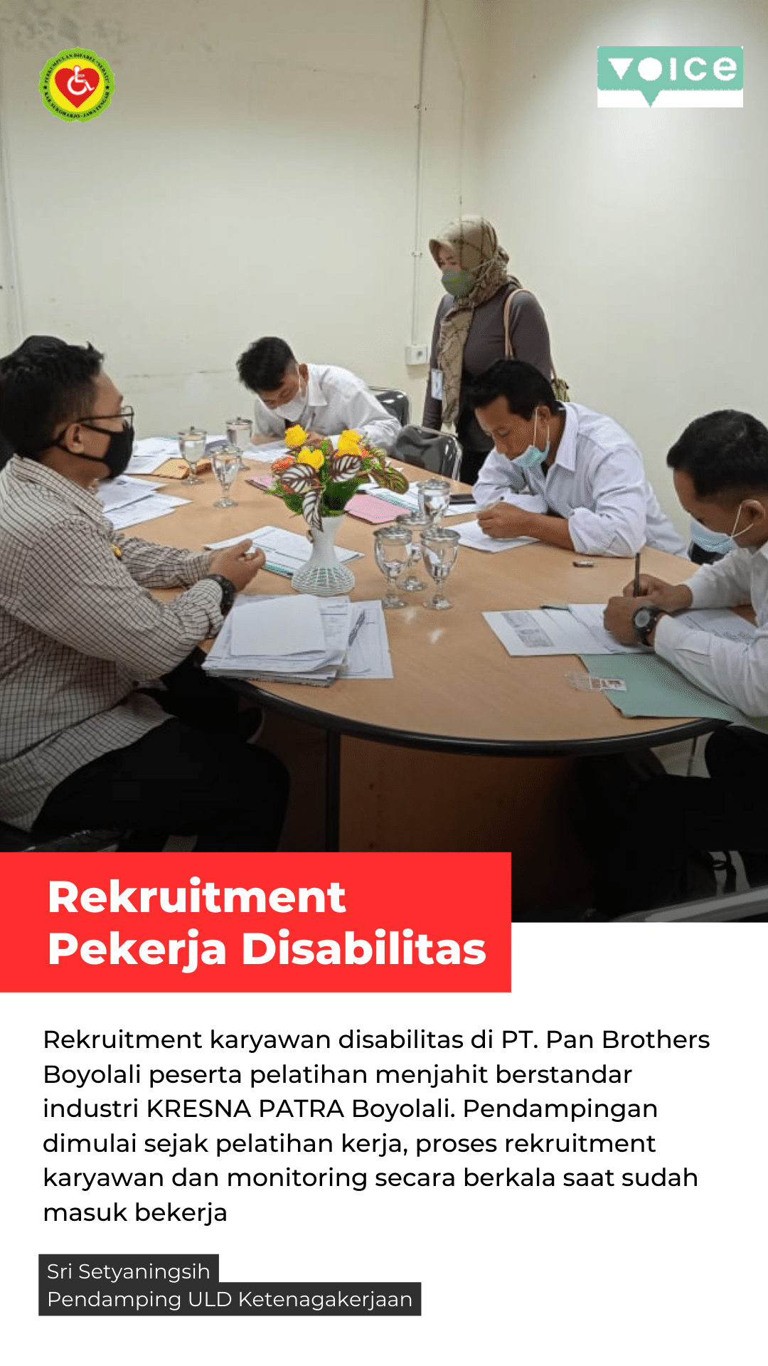 Rekruitment Pekerja Disabilitas